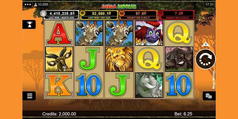 Jackpot City Casino - Mega Moolah