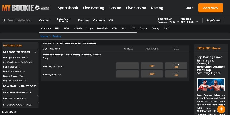 mybookie sports casino